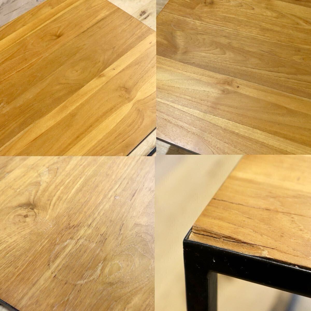 GMIH193○Dareels / ダリールズ ONE TWO COFFEE TABLE センターテーブル ローテーブル リビングテーブル チーク材 スチール シンプルモダン