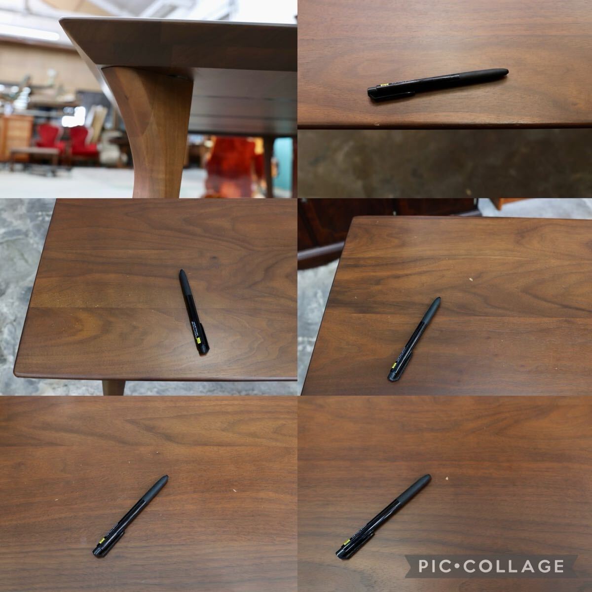 GMIS266○FUJI FURNITURE / 冨士ファニチア Koti コティ ダイニングテーブル 食卓テーブル ウォールナット ウレタン モダン 定価約53.3万