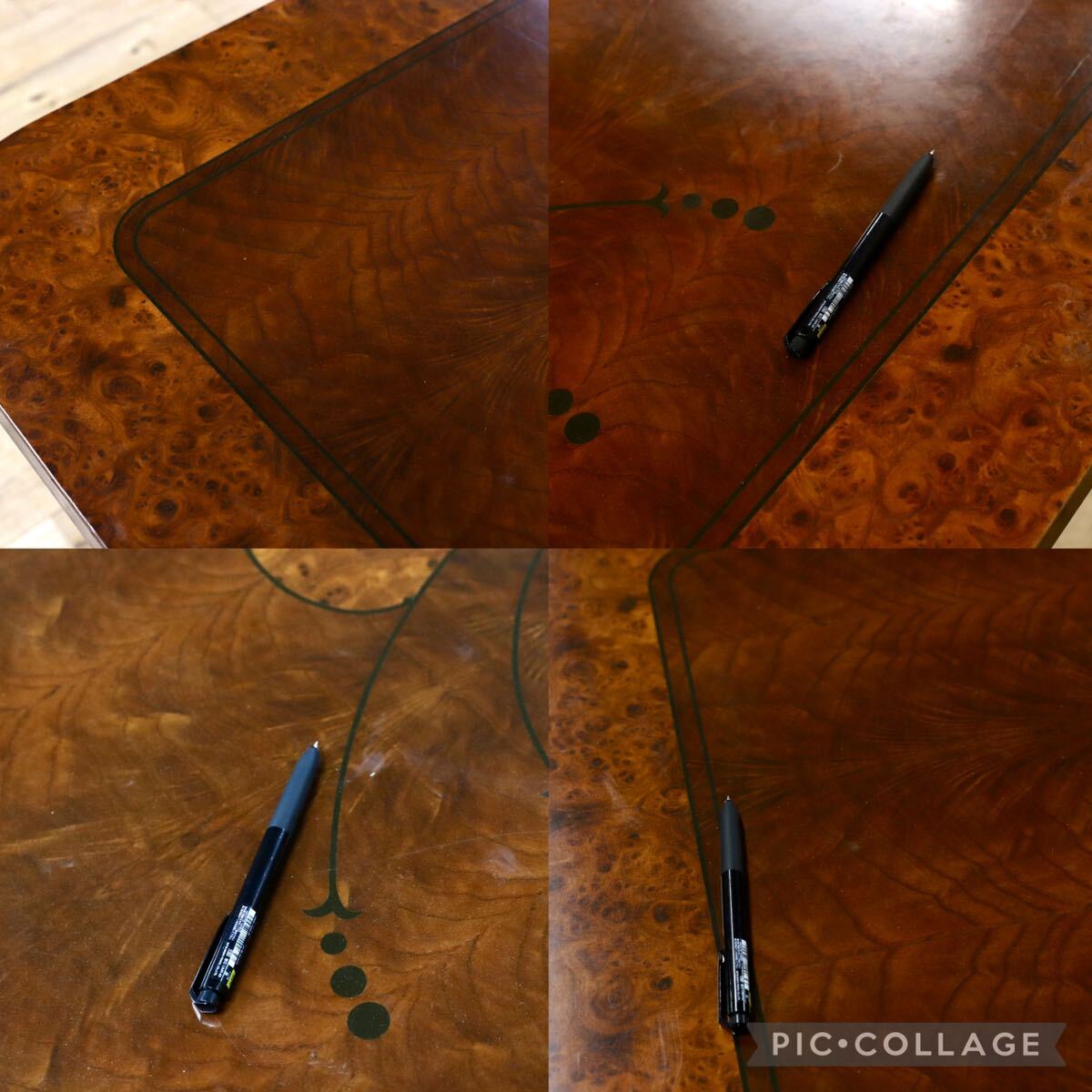 GMIS421○イタリア製 クラシック エレガント ロココ調 ダイニングテーブル 食卓テーブル ヴィンテージ アンティーク