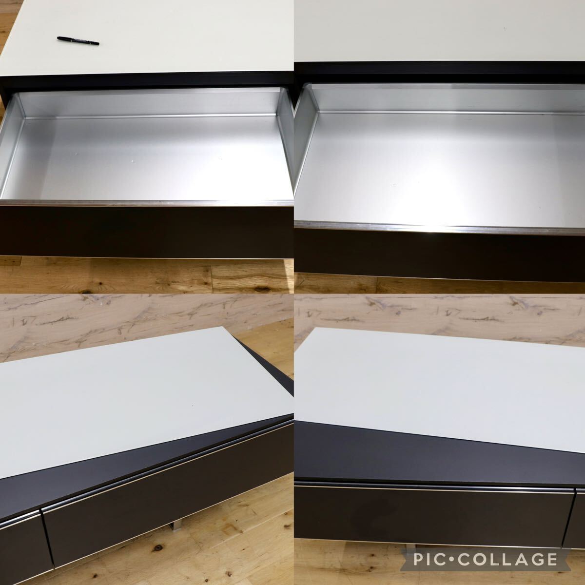 GMJH385○B&B Italia Pab パブ テレビボード シアターボード AVボード Studio Kairos イタリア製 モダンデザイン 約100万