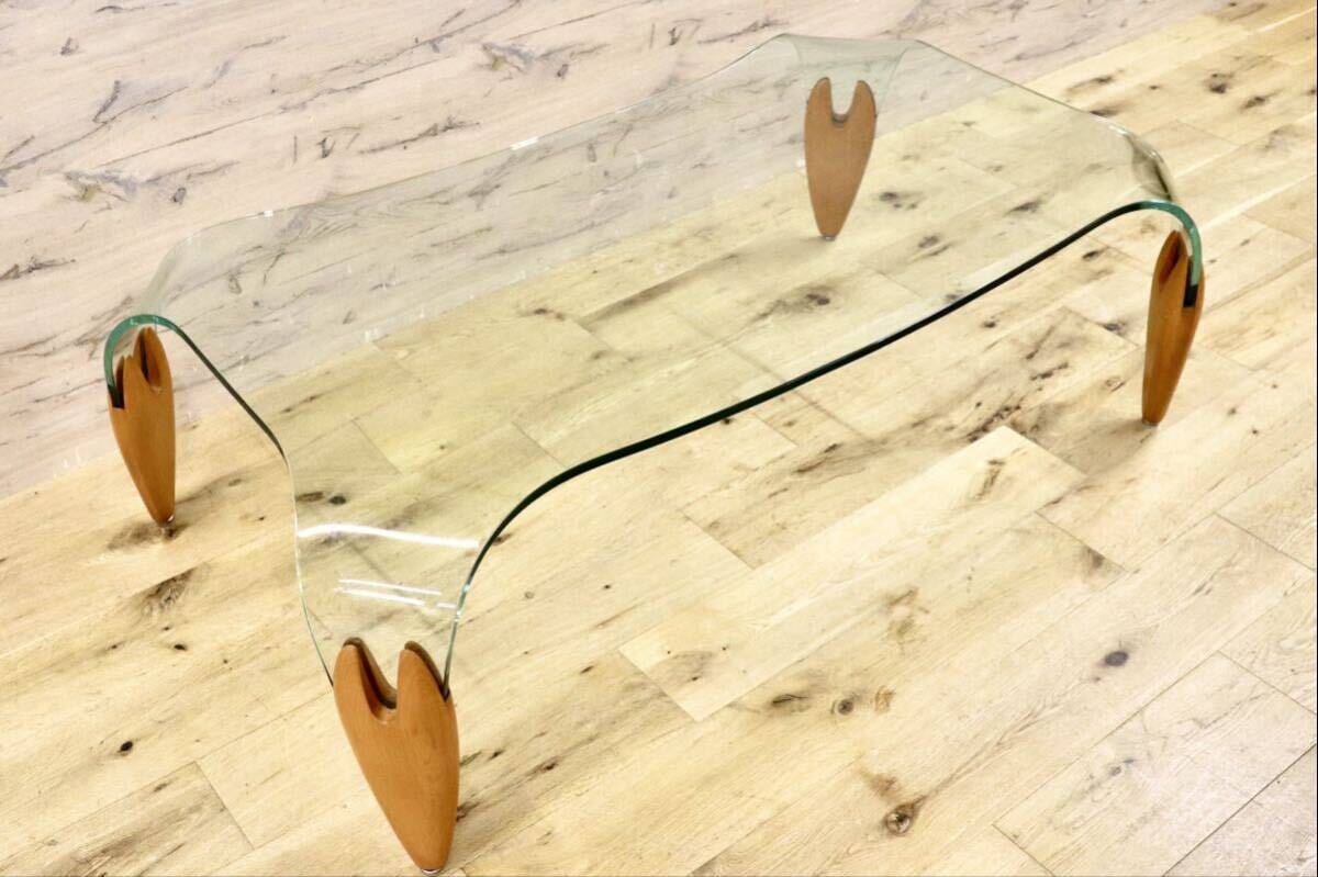 GMET364○Calligaris / カリガリス ガラステーブル センターテーブル ローテーブル リビングテーブル モダン イタリア製