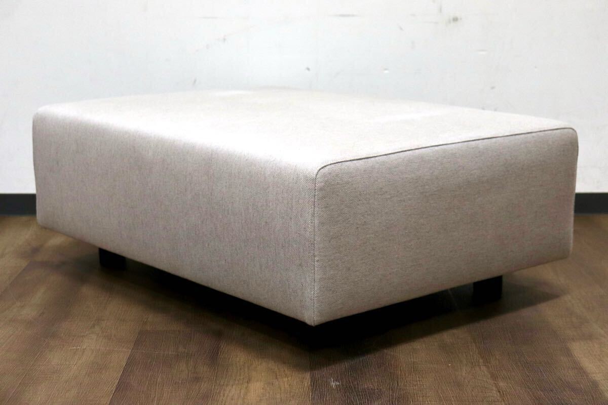 GMIH121C○cassina ix /イクスシー LIVING DIVANI オットマンスツール ベンチソファ イタリアモダンカバーリング 展示品