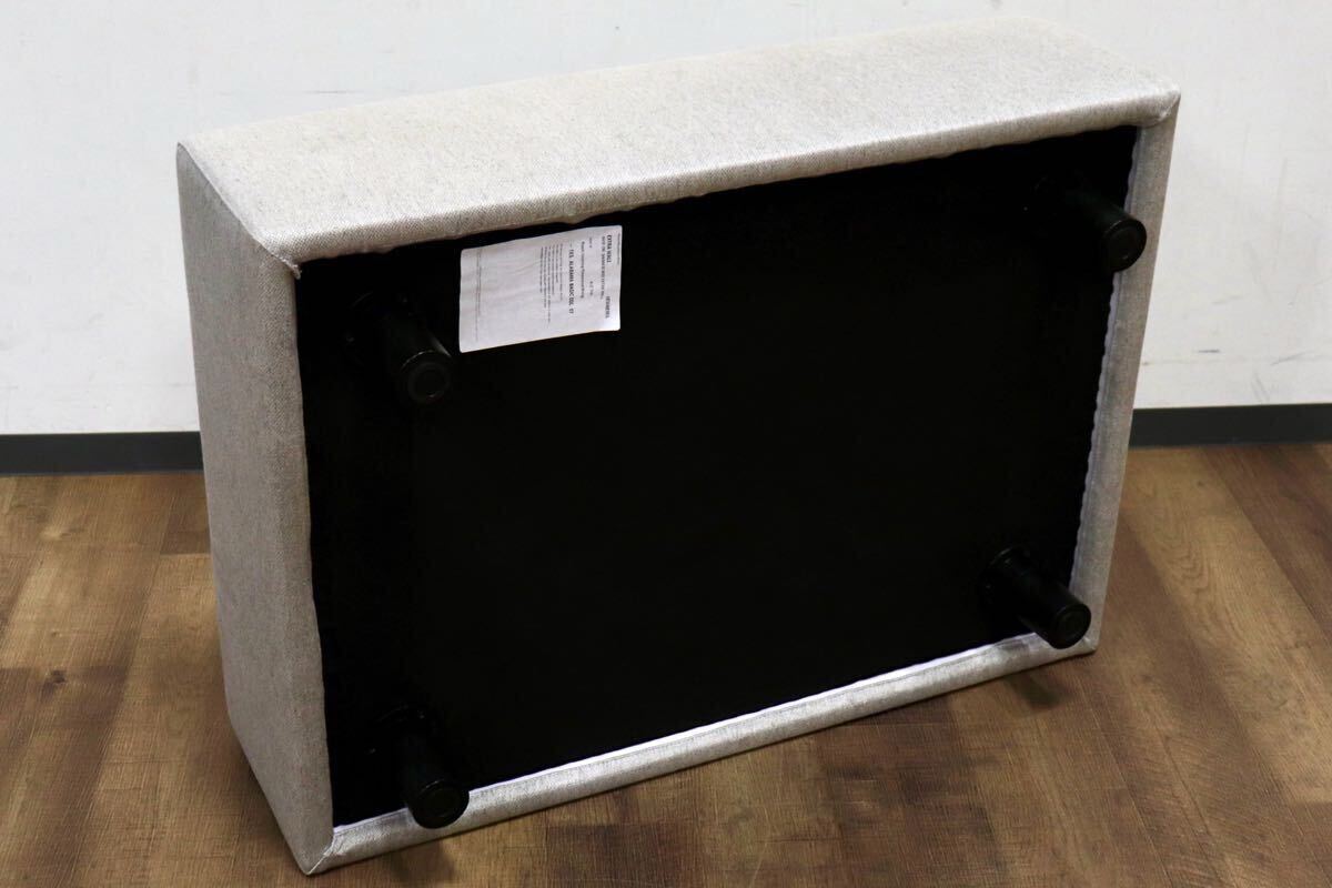 GMIH121C○cassina ix /イクスシー LIVING DIVANI オットマンスツール ベンチソファ イタリアモダンカバーリング 展示品