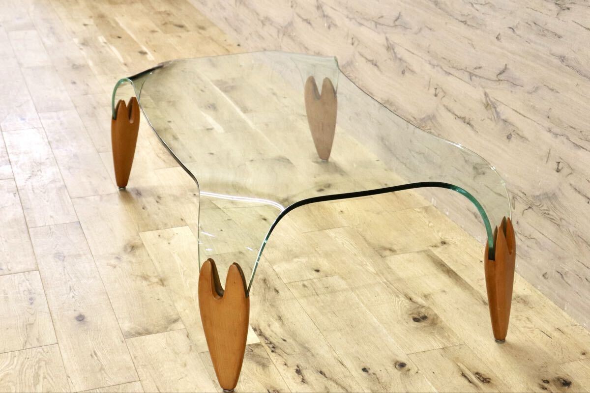 GMET364○Calligaris / カリガリス ガラステーブル センターテーブル ローテーブル リビングテーブル モダン イタリア製