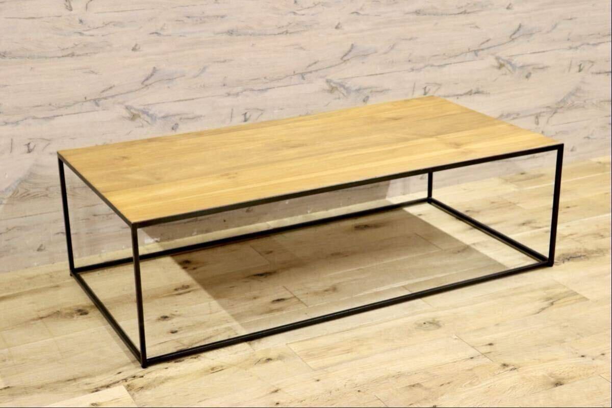 GMIH193○Dareels / ダリールズ ONE TWO COFFEE TABLE センターテーブル ローテーブル リビングテーブル チーク材 スチール シンプルモダン