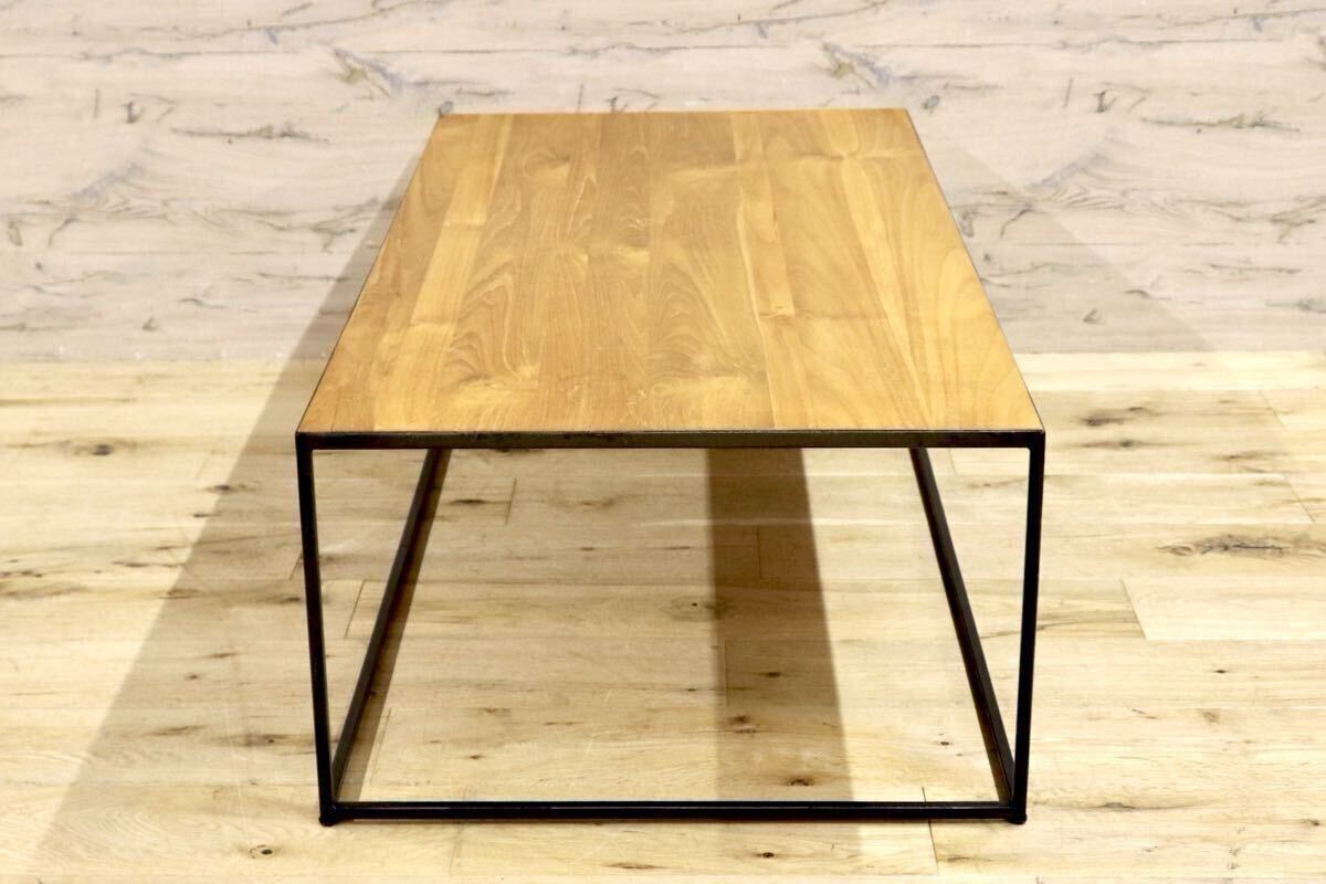 GMIH193○Dareels / ダリールズ ONE TWO COFFEE TABLE センターテーブル ローテーブル リビングテーブル チーク材 スチール シンプルモダン