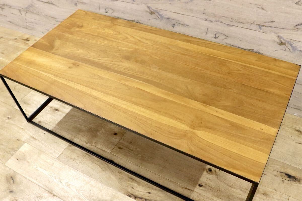 GMIH193○Dareels / ダリールズ ONE TWO COFFEE TABLE センターテーブル ローテーブル リビングテーブル チーク材 スチール シンプルモダン