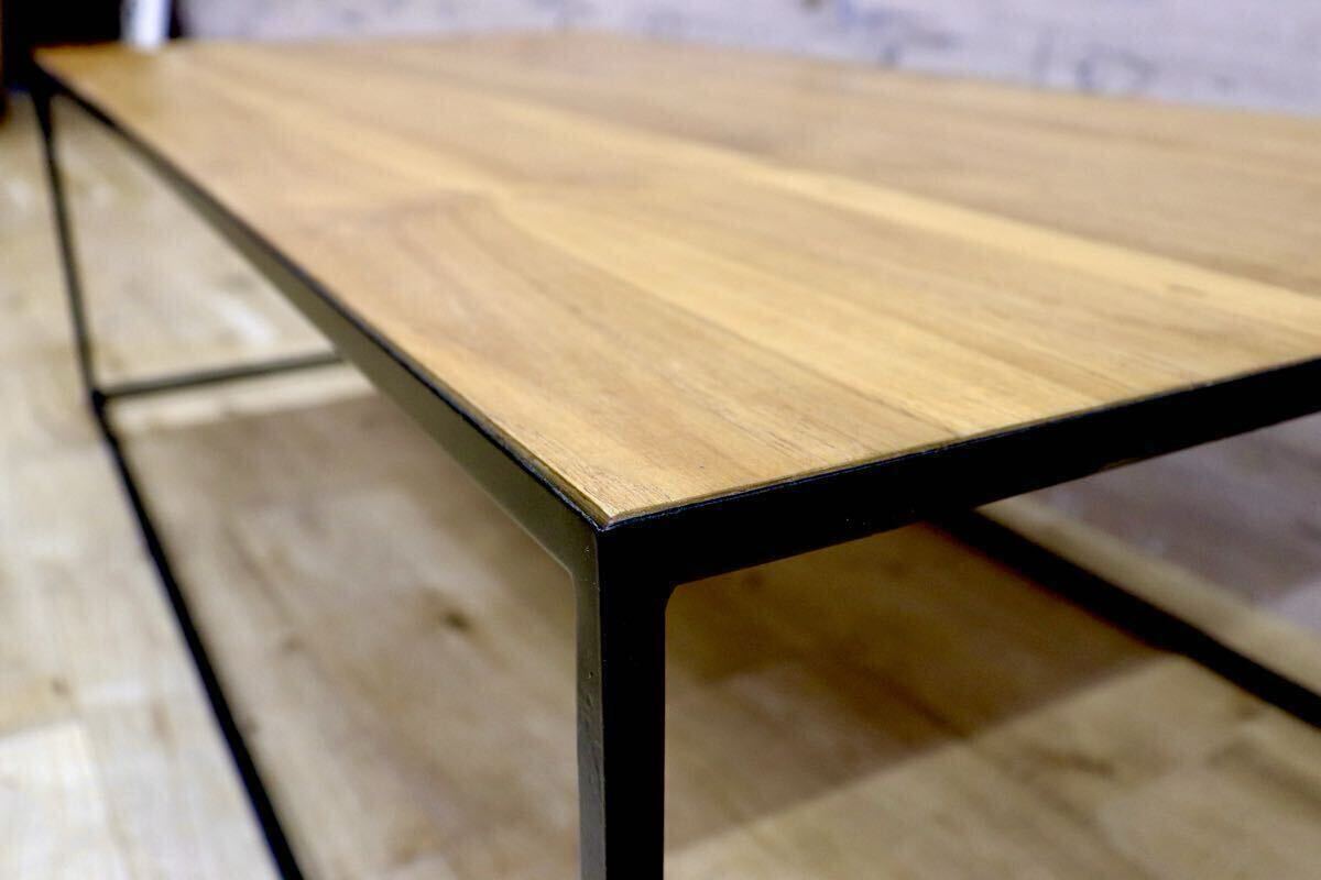 GMIH193○Dareels / ダリールズ ONE TWO COFFEE TABLE センターテーブル ローテーブル リビングテーブル チーク材 スチール シンプルモダン