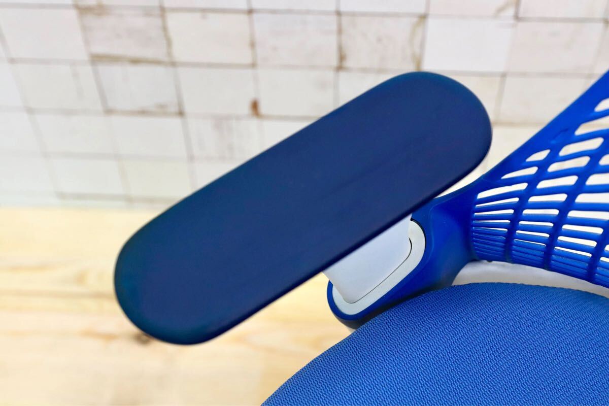 GMHK379F○Herman Miller / ハーマンミラー セイルチェア デスクチェア オフィスチェア ワークチェア ブルー 定価約11.8万