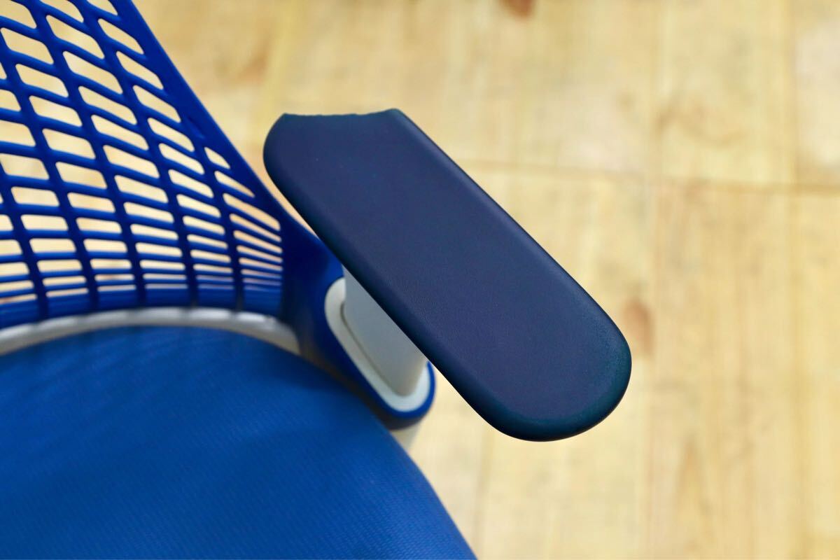 GMHK379F○Herman Miller / ハーマンミラー セイルチェア デスクチェア オフィスチェア ワークチェア ブルー 定価約11.8万