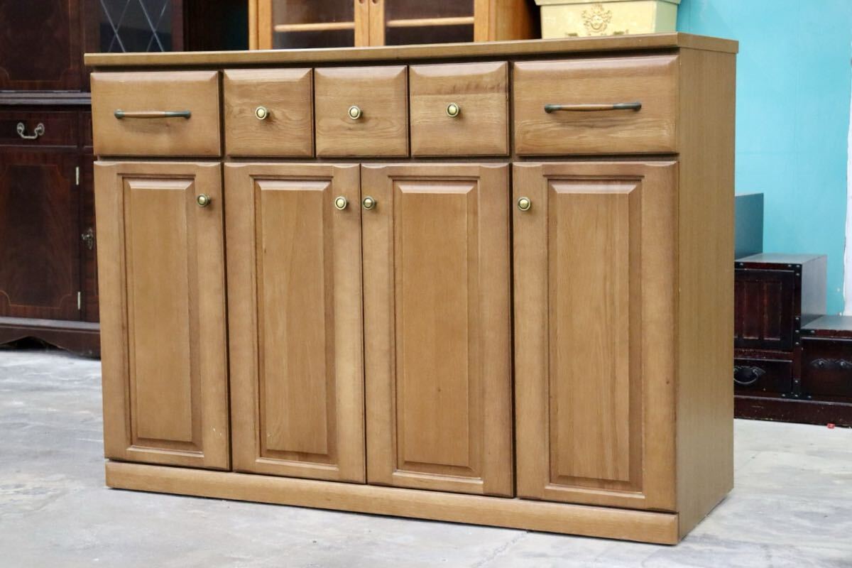 GMIK475○maruni / マルニ サイドボード キッチンカウンター キャビネット 飾り棚 リビングボード 収納家具 姫路マルニ