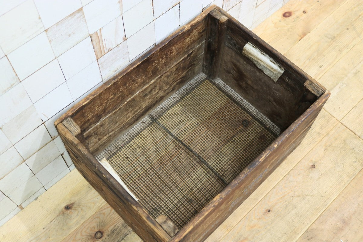 GMIS194◯ヴィンテージ ボックス 木箱 小物入れ 収納 店舗 什器 オブジェ