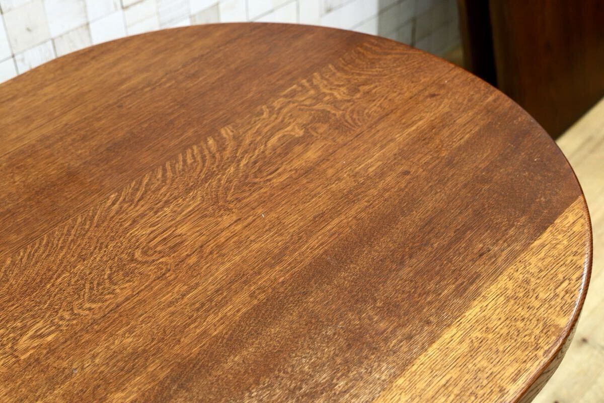 GMIO253○矢澤金太郎 ダイニングテーブル 食卓テーブル 指物工房 無垢材 槍鉋 ヴィンテージ 高級家具 稀少