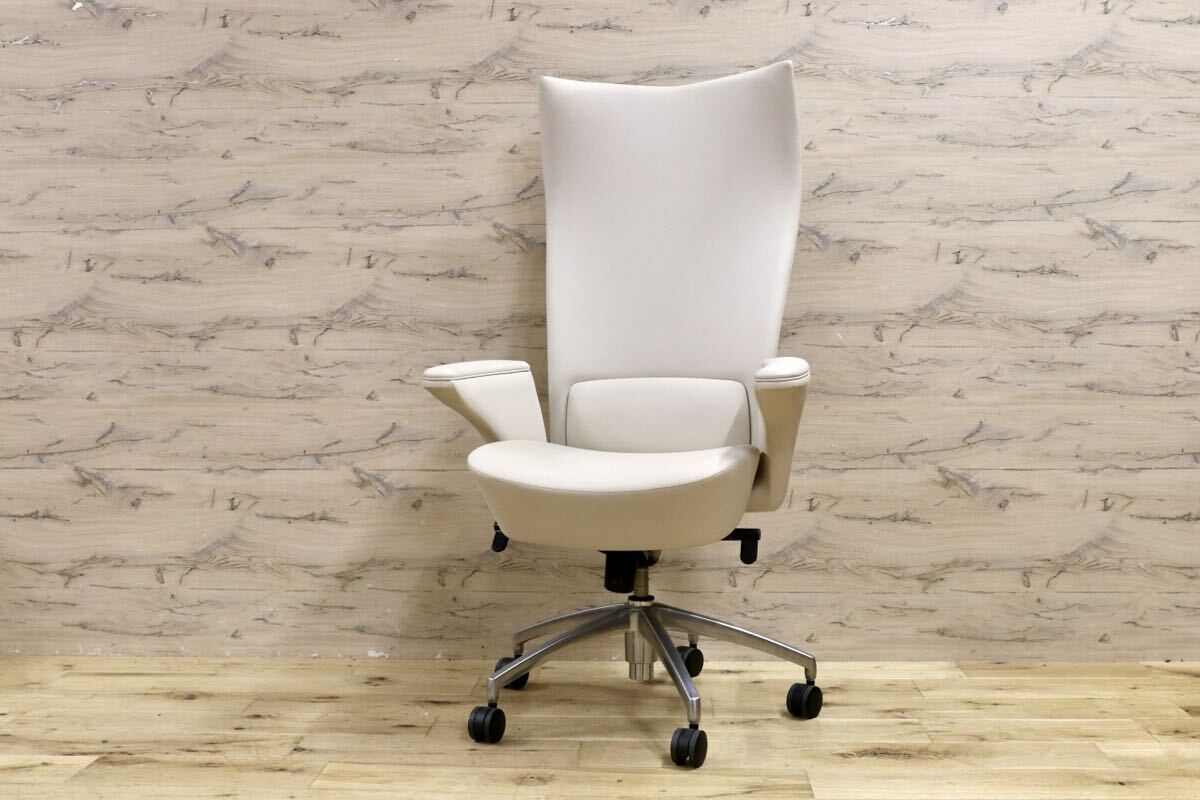 GMIK629A○ITOKI / イトーキ X-4 ハイバックチェア デスクチェア オフィスチェア 書斎椅子 エグゼクティブチェア 合皮 ハイクラスモダン