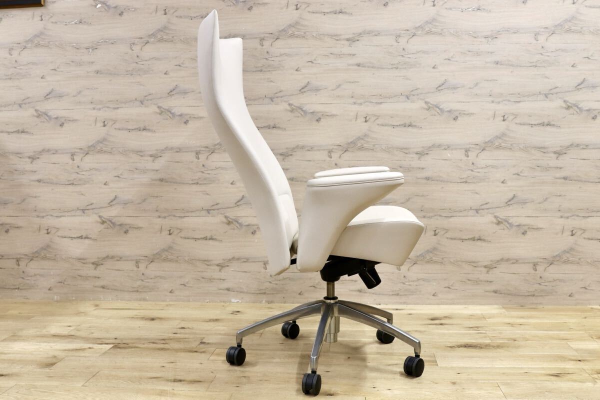 GMIK629A○ITOKI / イトーキ X-4 ハイバックチェア デスクチェア オフィスチェア 書斎椅子 エグゼクティブチェア 合皮 ハイクラスモダン