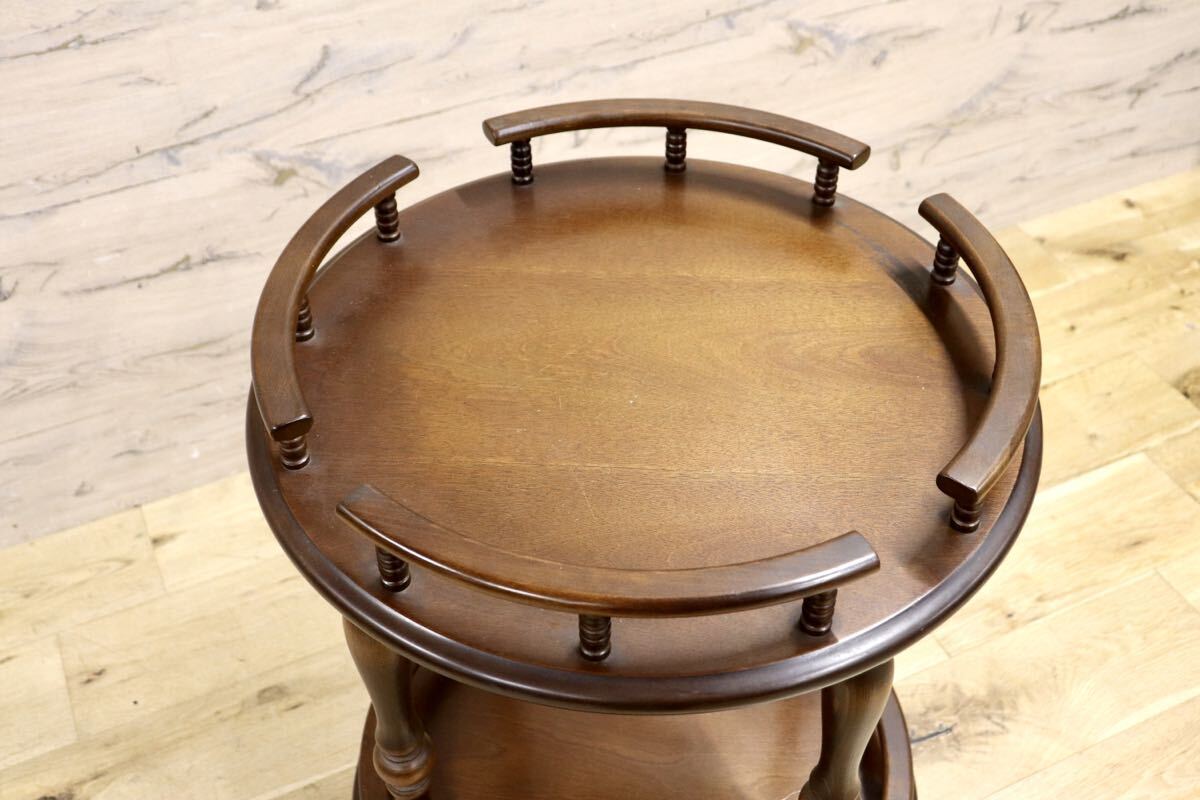 GMIK645○飛騨産業 / HIDA キツツキ キッチンワゴン ティーワゴン トロリー クラシック レトロ アンティーク ヴィンテージ 国産家具