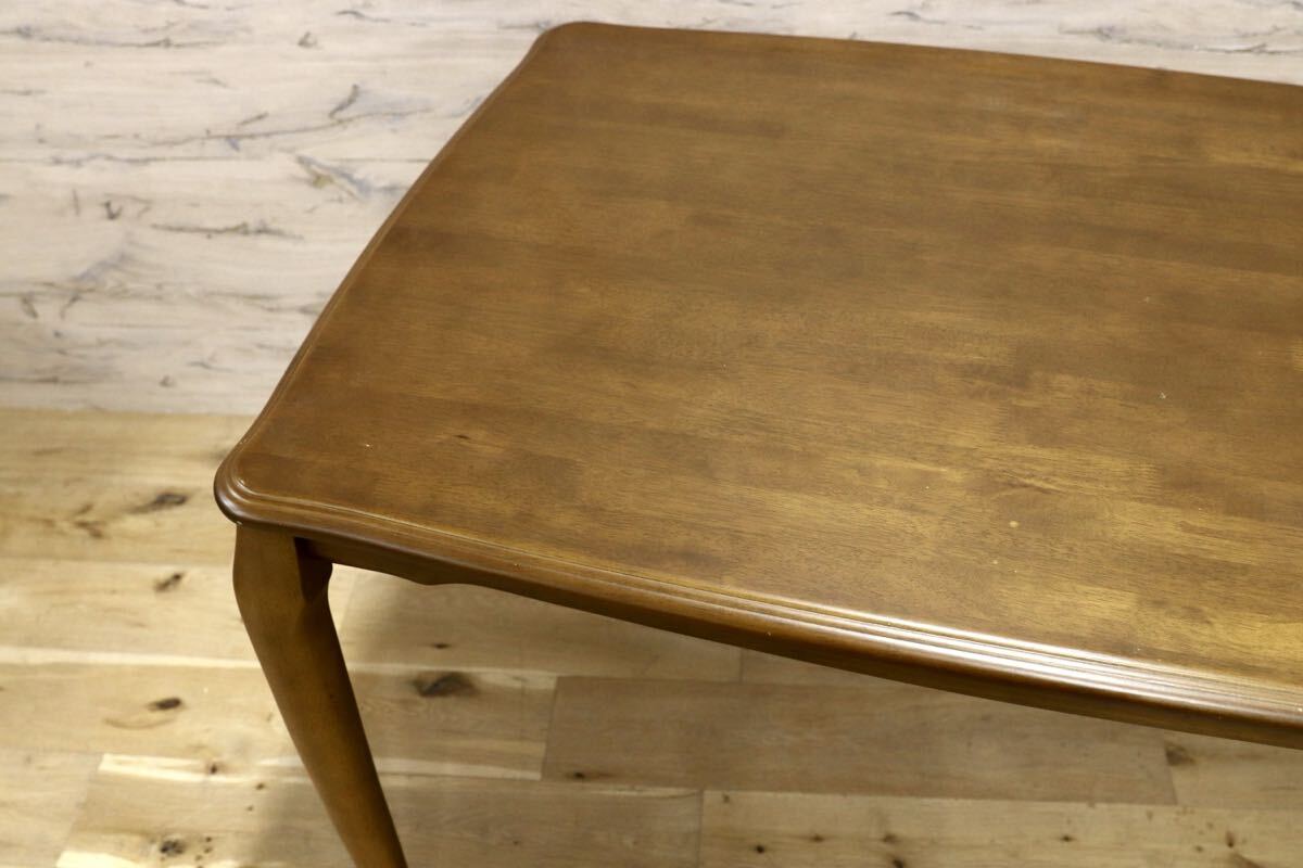 GMIK150○クラシック アンティーク調 ダイニングテーブル 食卓テーブル 木製 エレガント