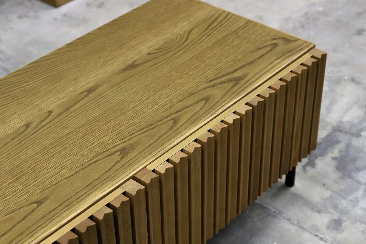 GMIH474B○Meuble / モーブル テレビボード TVボード AVボード サイドボード オーク材 キャビネット 北欧スタイル モダン 定価約12万