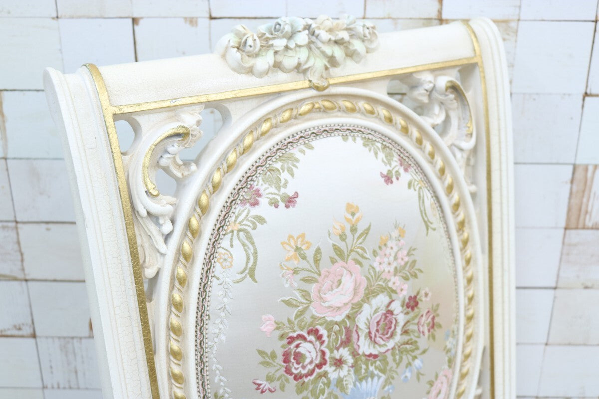 GMJK6B○SILIK / シリック ダイニングチェア 食卓椅子 サイドチェア ファブリック イタリア最高峰 姫家具 ロココ様式 クラシック