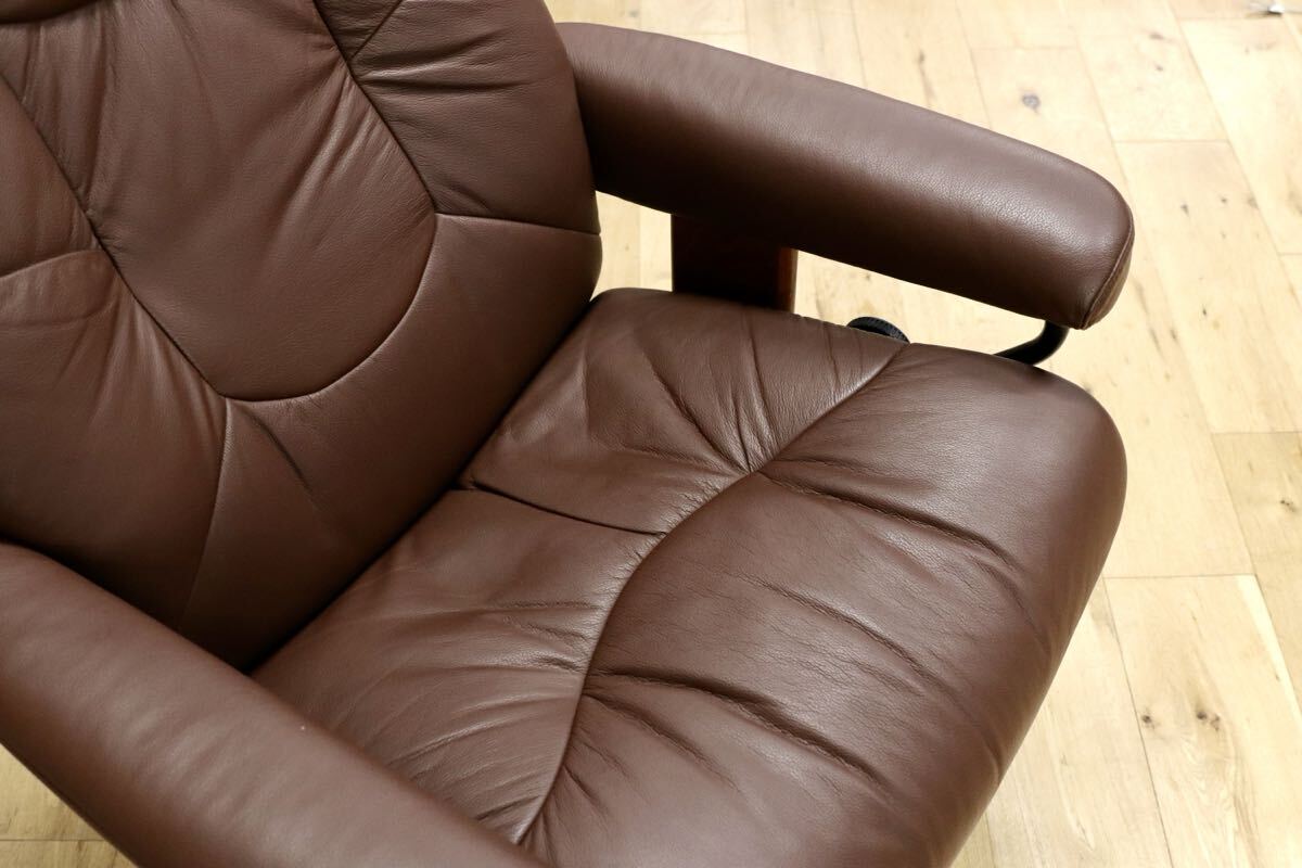 GMJS13○EKORNES / エコーネス ストレスレス リクライニングチェア パーソナルチェア 本革 ノルウェー ブラウン 北欧家具