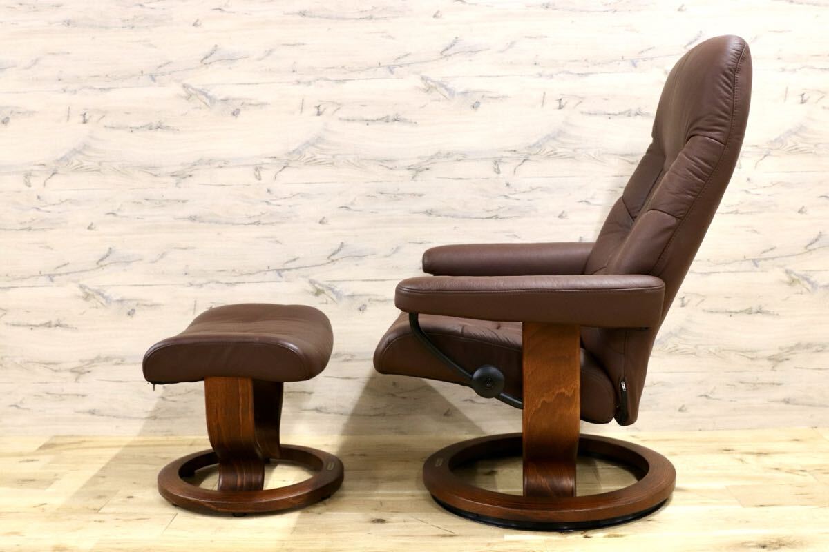 GMJS13○EKORNES / エコーネス ストレスレス リクライニングチェア パーソナルチェア 本革 ノルウェー ブラウン 北欧家具