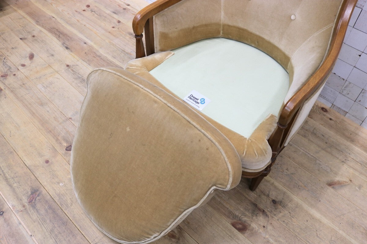 GMJK42D○DREXEL HERITAGE / ドレクセルヘリテイジ Upholstery 1人掛けソファ シングルソファ クラシック ヴィンテージ 応接 読書椅子
