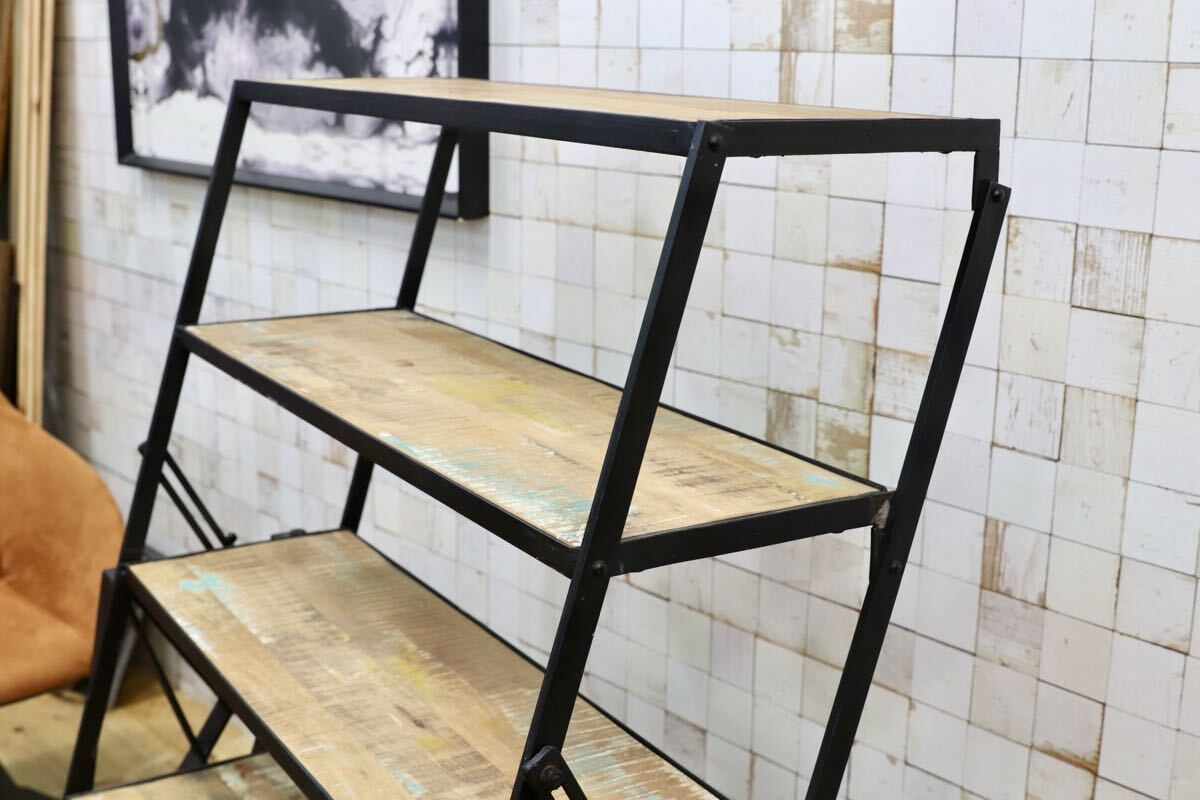 GMJS80○Trent Austin Design Urbana Incredible Convertible Dining Table コンバーチブルシェルフ インダストリアル 定価約15万 展示品