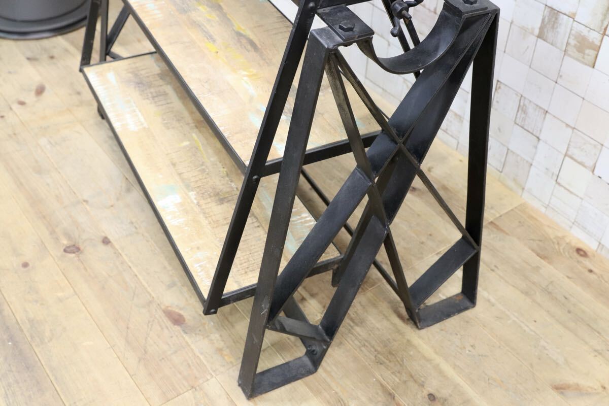 GMJS80○Trent Austin Design Urbana Incredible Convertible Dining Table コンバーチブルシェルフ インダストリアル 定価約15万 展示品