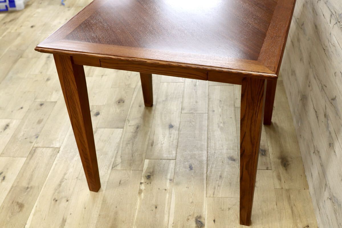 GMJK240○ACME Furniture / アクメファニチャー WARNER DINING TABLE-S ダイニングテーブル オーク材 ヘリンボーン 定価約11万円 展示品