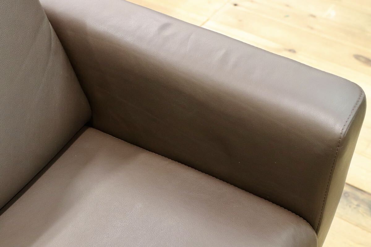 GMJK223○EKORNES / エコーネス Stressless Emma E200 2人掛けソファ パロマレザー ブラウン ノルウェー家具 定価約51.3万円
