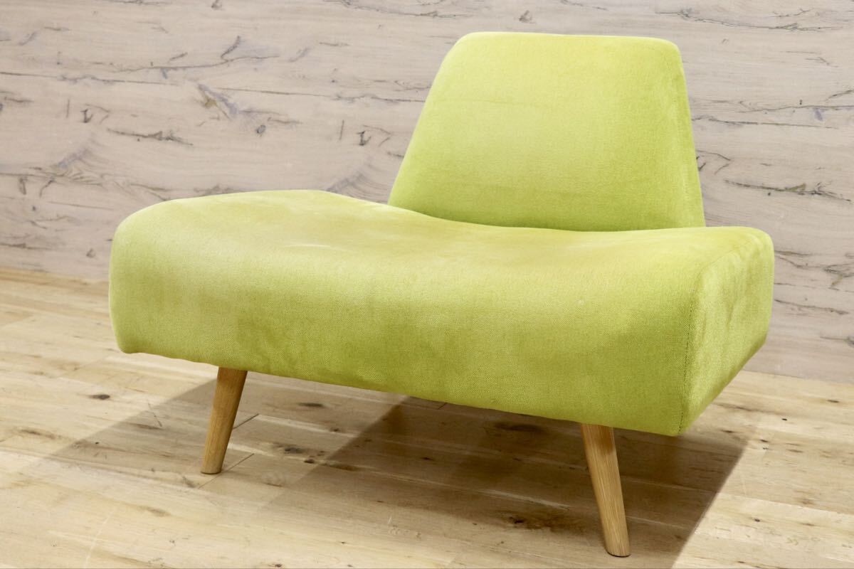 GMIS165○IDEE イデー AO SOFA アーオソファ 1人掛けソファ 1Pソファ シングルソファ グリーン 北欧モダン 無印良品