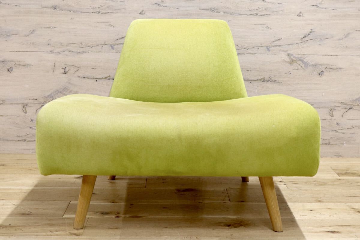 GMIS165○IDEE イデー AO SOFA アーオソファ 1人掛けソファ 1Pソファ シングルソファ グリーン 北欧モダン 無印良品