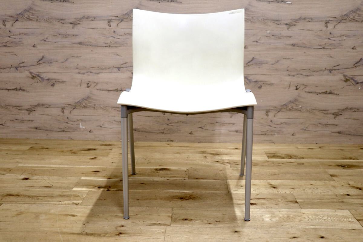GMJK321B◯Driade / ドリアデ Cameleon Chair カメレオンチェア ダイニングチェア 椅子 スタッキング モダン ホワイト 2脚セット