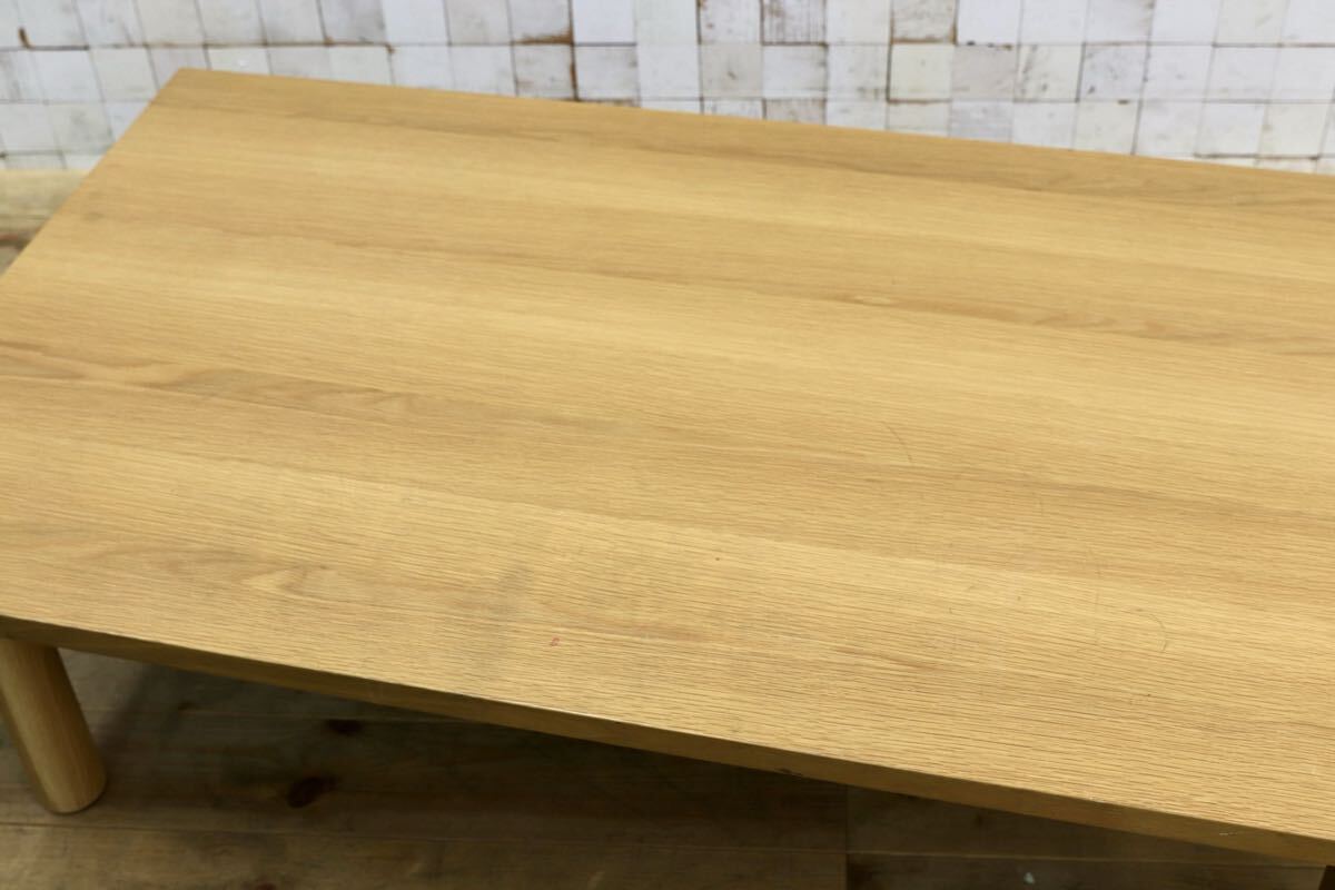GMJK340○MUJI / 無印良品 木製テーブル天板 オーク材 センターテーブル リビングテーブル ローテーブル 北欧スタイル ナチュラル