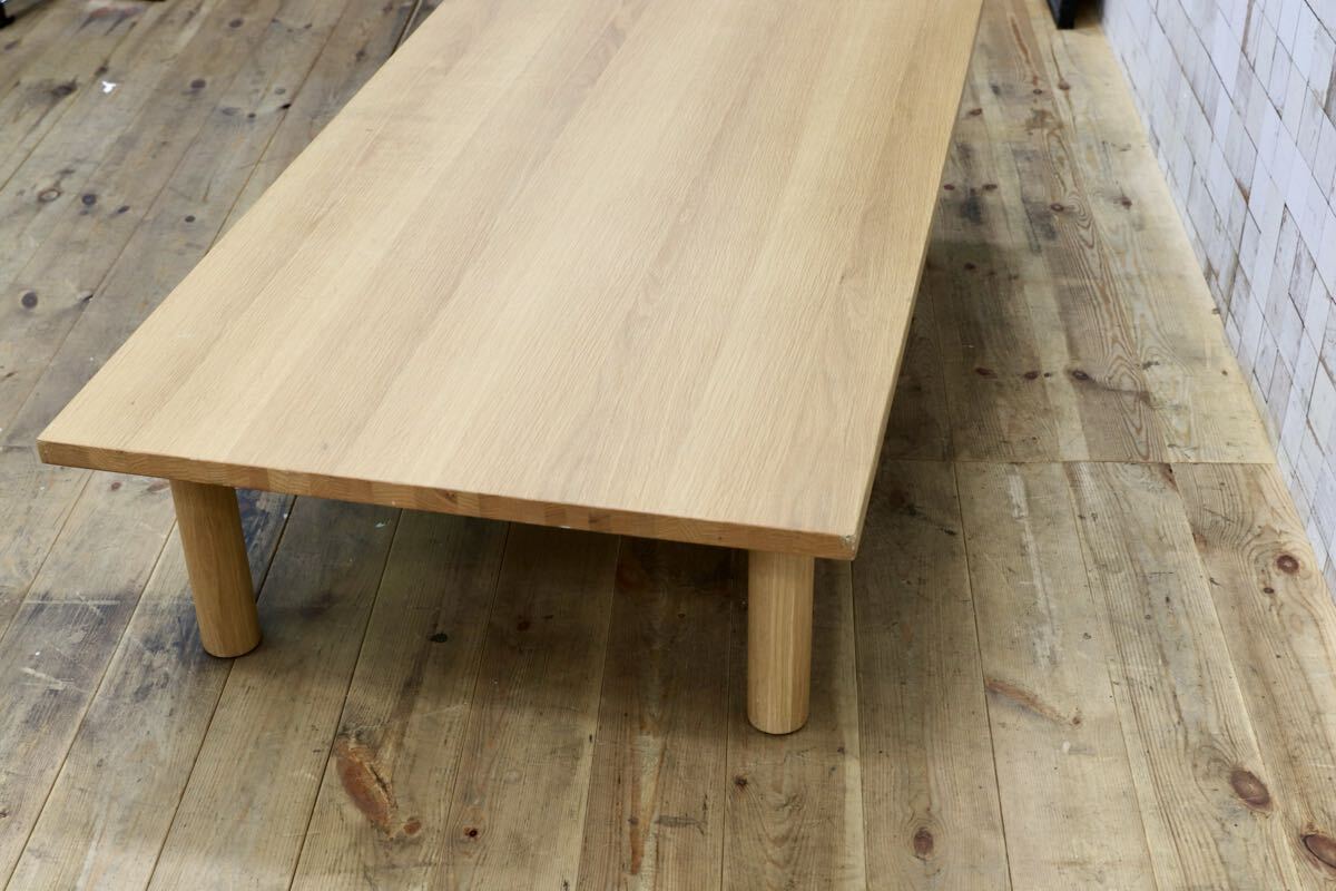 GMJK340○MUJI / 無印良品 木製テーブル天板 オーク材 センターテーブル リビングテーブル ローテーブル 北欧スタイル ナチュラル