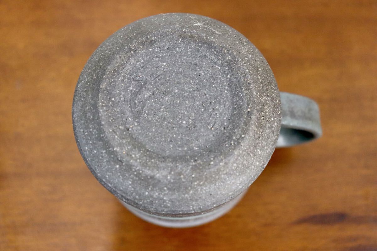 GMJO119D◯市野悟窯 市野哲次 丹波焼 彩色線象嵌 マグカップ 陶器 現代陶芸 作家物