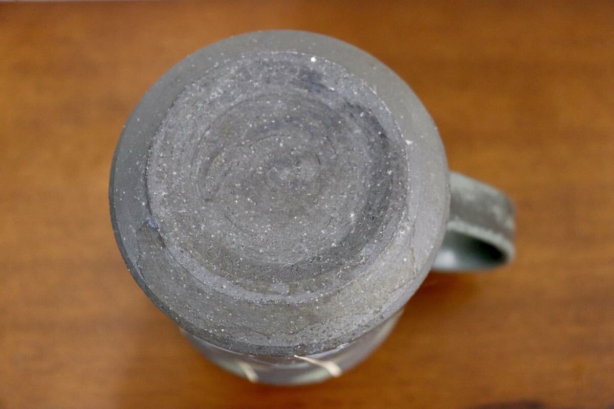 GMJO119F〇市野悟窯 市野哲次 丹波焼 彩色線象嵌 マグカップ 陶器 現代陶芸 作家物
