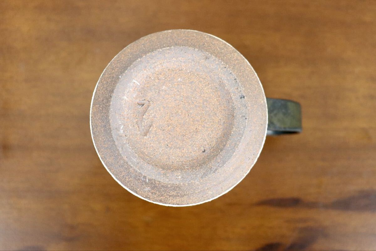 GMJO119H〇市野悟窯 市野哲次 丹波焼 彩色線象嵌 マグカップ 陶器 現代陶芸 作家物