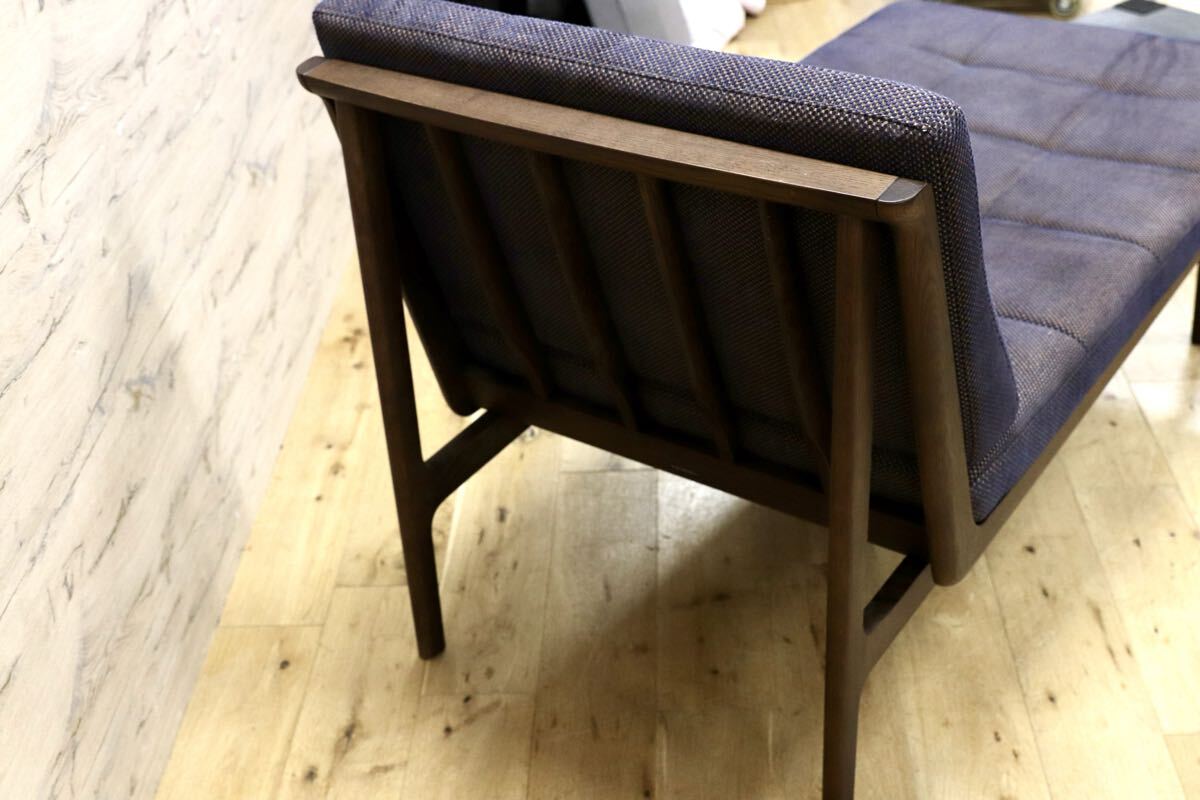 GMJS247J○karimoku / カリモク CW60 シェーズロング カウチソファ 1人掛けソファ シングルソファ オーク材 国産家具 21年製 定価約25万