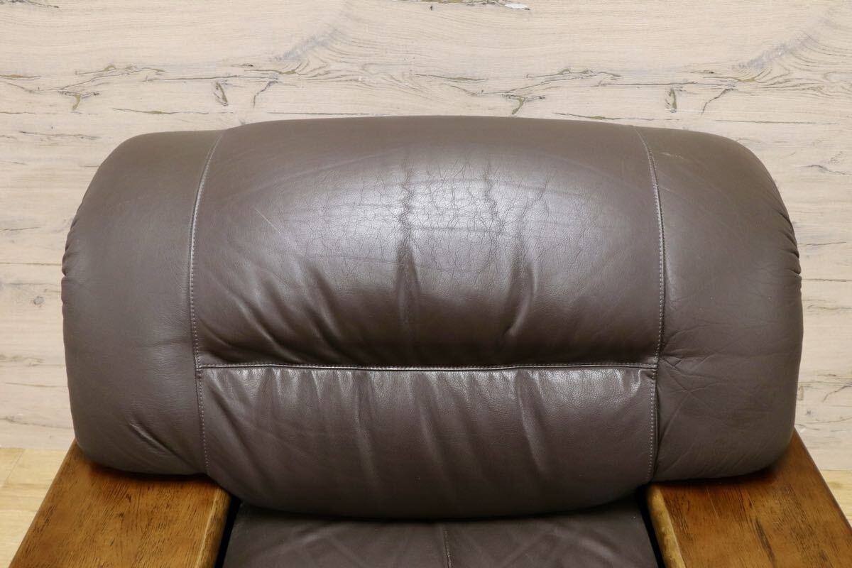 GMJH300A○maruni / マルニ 1人掛けソファ シングルソファ 1pソファ レザー モダン ヴィンテージ レトロ 国産家具