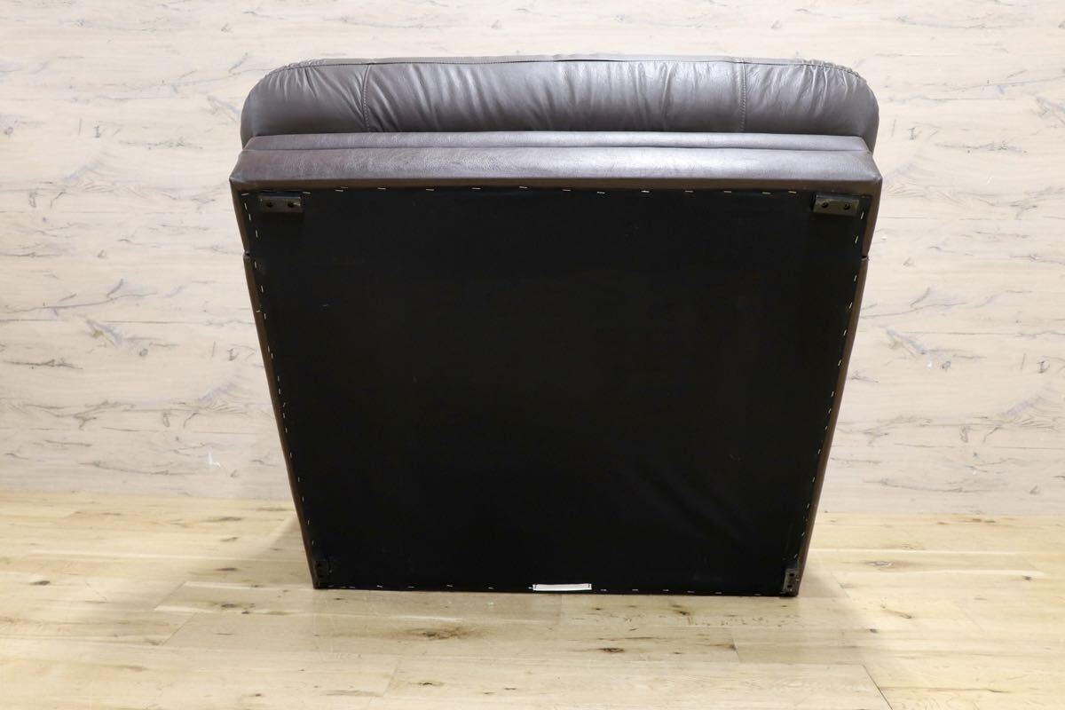 GMJH300B○maruni / マルニ 1人掛けソファ シングルソファ 1pソファ レザー モダン ヴィンテージ レトロ 国産家具