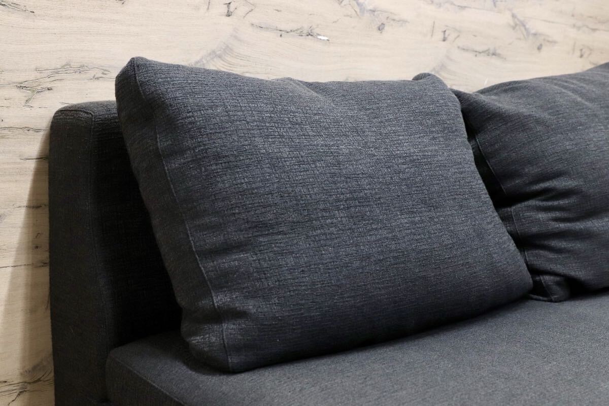 GMJO130B○Molteni&C / モルテーニ LARGE アームレス 2人掛けソファ ファブリック イタリア モダン 参考定価76.8万 arflex取扱い