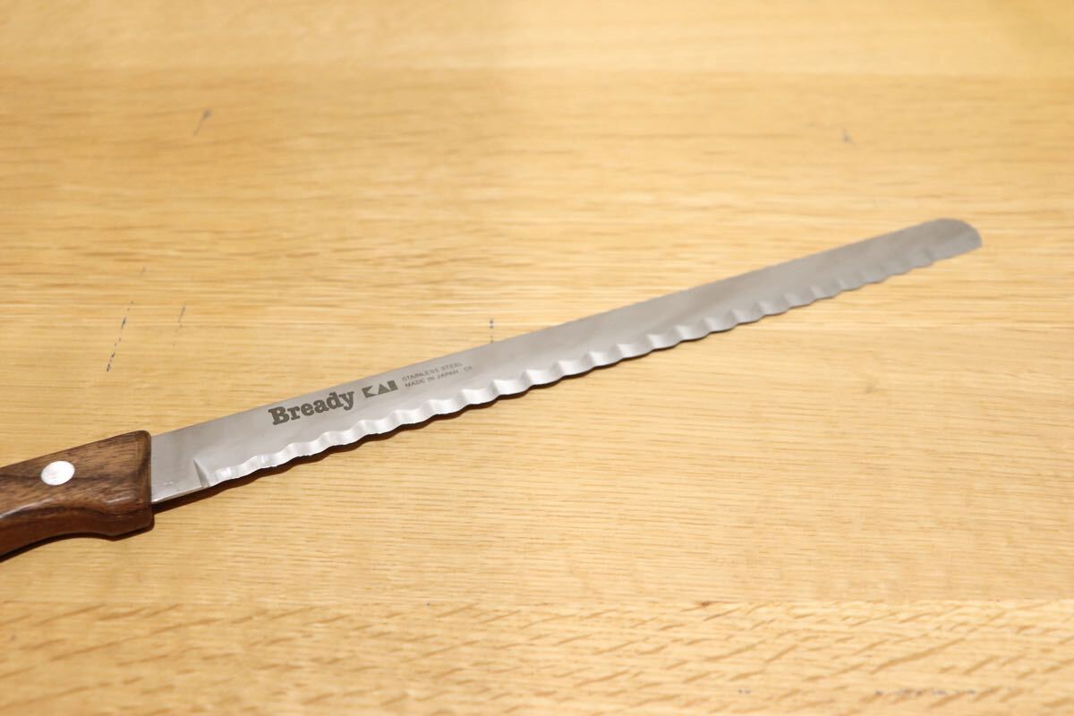 GMJH326◯貝印 Bready KAI ブレッドナイフ パン切り包丁