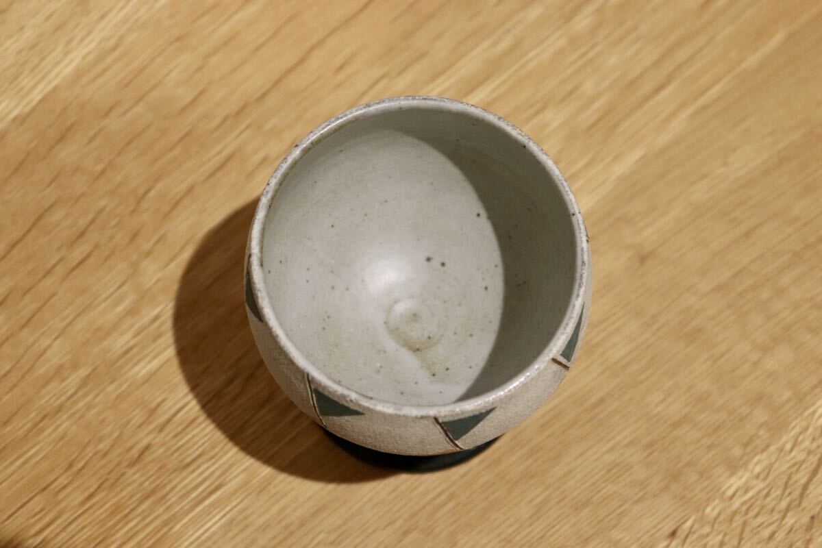 GMIO479B◯市野悟窯 丹波焼 ワインカップ 陶器 カップ 伝統工芸 市野哲次 丹波篠山 未使用