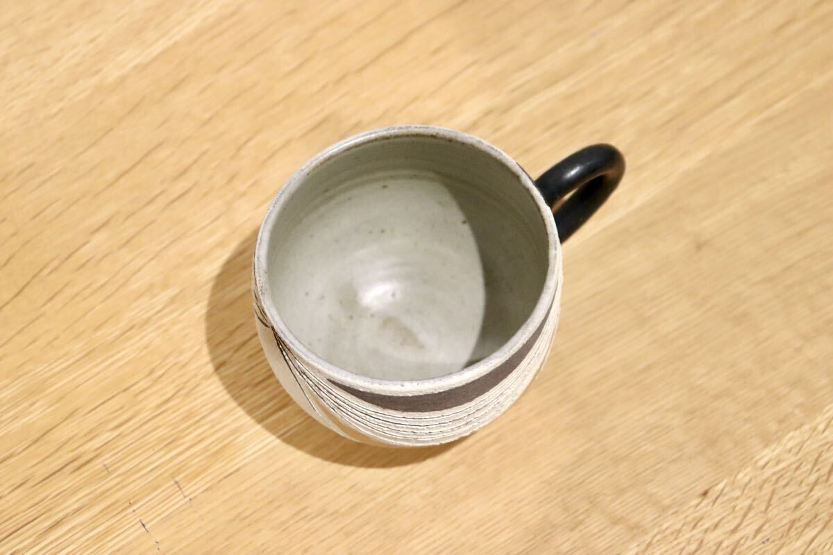 GMIO194B◯市野悟窯 丹波焼 ティーカップ 陶器 カップ 伝統工芸 市野哲次 丹波篠山 未使用