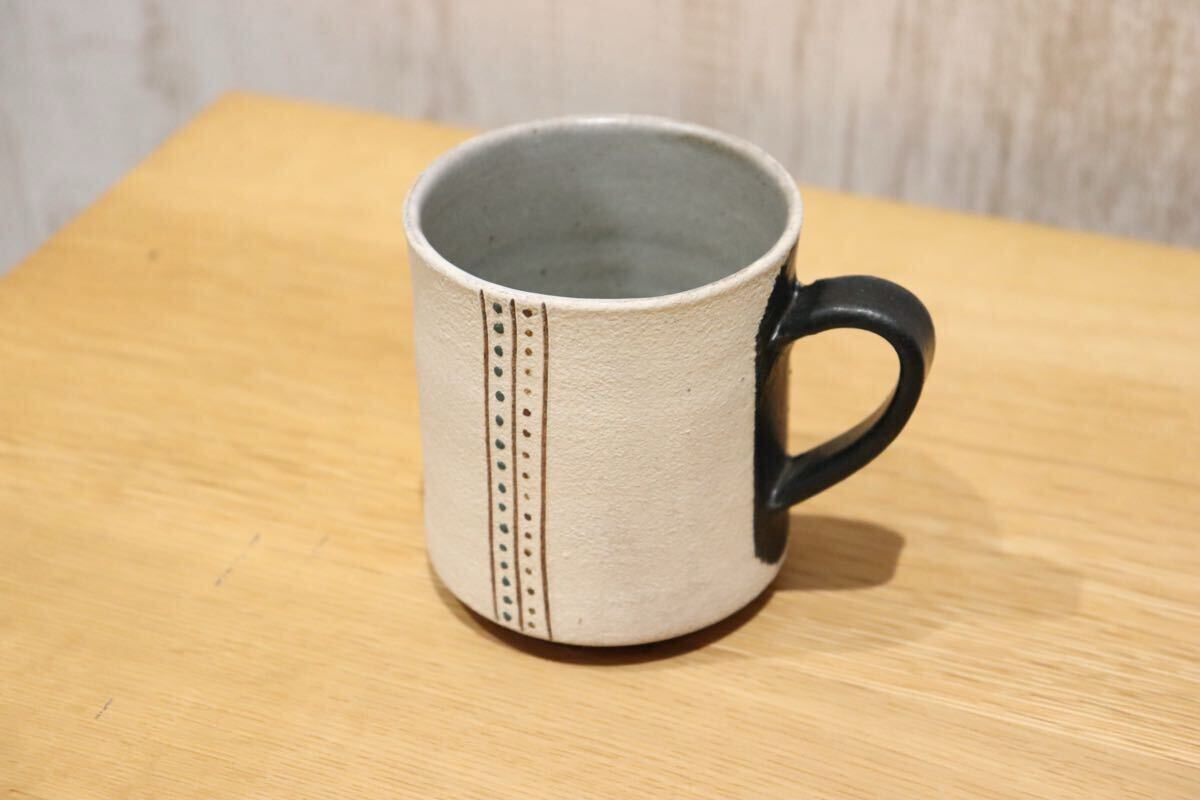 GMIO316A◯市野悟窯 丹波焼 マグカップ 陶器 カップ 陶器 市野哲次 伝統工芸 丹波篠山 未使用