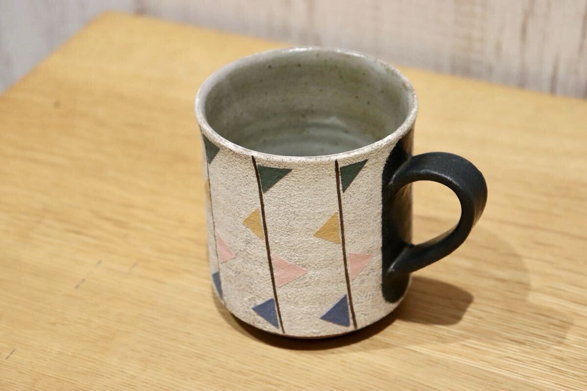 GMIO80F◯市野悟窯 丹波焼 マグカップ 陶器 カップ 伝統工芸 市野哲次 丹波篠山 未使用