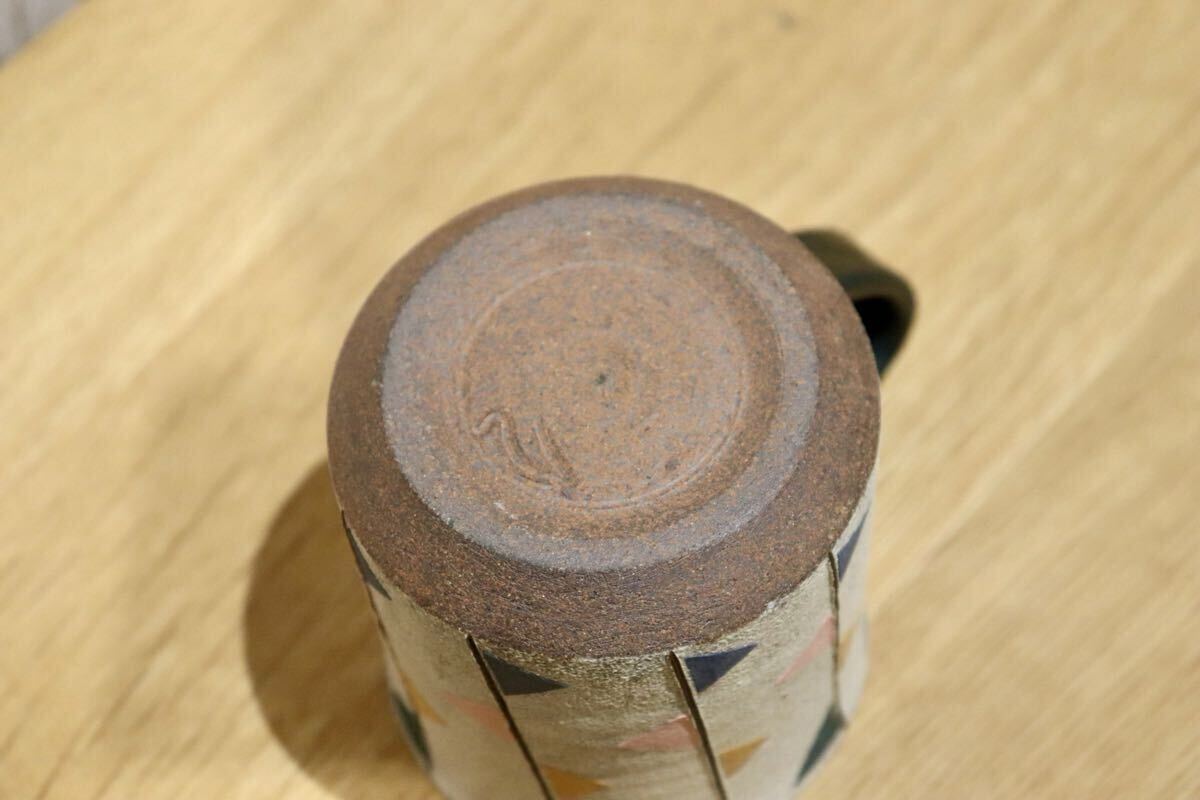 GMIO80F◯市野悟窯 丹波焼 マグカップ 陶器 カップ 伝統工芸 市野哲次 丹波篠山 未使用