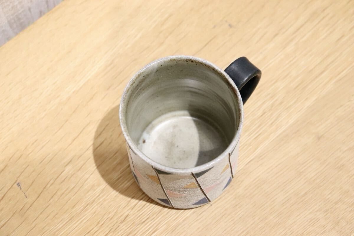 GMIO80E◯市野悟窯 丹波焼 マグカップ 陶器 カップ 伝統工芸 市野哲次 丹波篠山 未使用