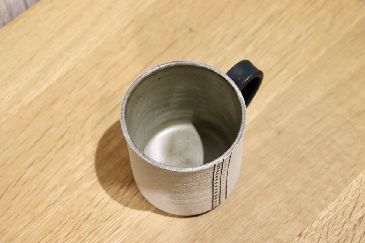 GMIO192A◯市野悟窯 丹波焼 マグカップ 陶器 カップ 伝統工芸 市野哲次 丹波篠山 未使用